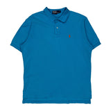 Polo By Ralph Lauren Polo Shirt - Large Blue Cotton
