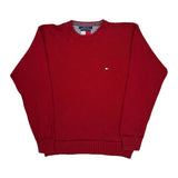 Tommy Hilfiger Sweater - Medium Red Cotton