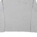 POLO RALPH LAUREN Mens Grey Plain Cotton Blend Pullover Crew Neck Jumper M