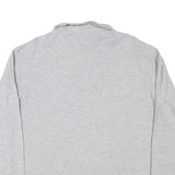 POLO RALPH LAUREN Mens Grey Plain Cotton Blend Pullover Crew Neck Jumper M