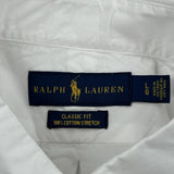 Ralph Lauren Shirt - Large White Cotton