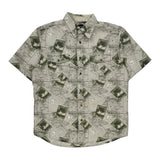 Basic Editions Hawaiian Shirt - Medium Multicoloured Cotton