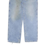 CARHARTT Mens Jeans Blue Relaxed Straight Denim Medium W34 L32 Workwear Utility