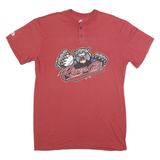 MAJESTIC Mens Red River Cats Graphic T-Shirt XL Short Sleeve Crew Neck Cotton