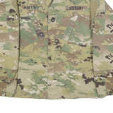 SNC MANUFACTURING Mens Green & Brown Camouflage Lightweight Cotton Blend Jacket