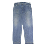 DICKIES Mens Regular Fit Blue Denim Straight Leg Jeans W36 L32 Workwear