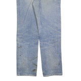 CARHARTT Mens Cotton Blend Blue Regular Straight Trousers W34 L34 Workwear