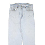 LEVI'S 550 Straight Mens Jeans Light Blue Regular Denim W38 L32 Classic Fit Zip