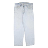 LEVI'S 550 Straight Mens Jeans Light Blue Regular Denim W38 L32 Classic Fit Zip