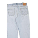 LEVI'S 550 Straight Mens Jeans Light Blue Regular Denim W38 L32 Classic Fit Zip