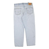 LEVI'S 550 Straight Mens Jeans Light Blue Regular Denim W38 L32 Classic Fit Zip