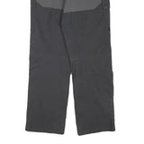 JACK WOLFSKIN Womens Polyester Blend Black & Grey Regular Fit Straight Trousers