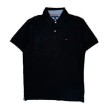 Tommy Hilfiger Slim Fit Polo Shirt - XL Black Cotton