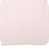 TOMMY HILFIGER Womens Cream Jumper V-Neck Basic Knit L Cotton Blend Casual