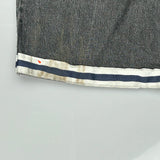 Red Ape Denim Shorts - 40W 12L Grey Cotton