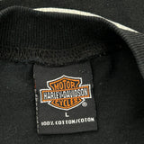 Shelton'S Harley-Davidson Mall Store Harley Davidson Graphic Vest - Large Black Cotton