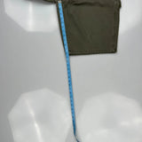 Utility Hip Hop Cargo Shorts - 36W 9L Green Cotton