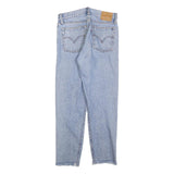 LEVI'S Womens Jeans Blue Regular Straight Denim Light W27 L27 Button Closure