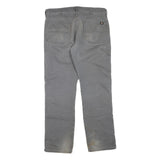 DICKIES Mens Jeans Grey Regular Straight Denim Medium W36 L34 Workwear Durable