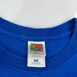 Daytona 2001 Fruit Of The Loom Nascar T-Shirt - 2XL Blue Cotton