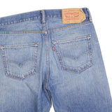 LEVI'S Womens Denim Blue Casual Shorts M W30 Classic Fit Cotton Blend