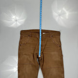Unbranded Carpenter Pants - 38W 30L Brown Cotton