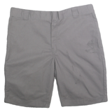 DICKIES Mens Shorts Grey Casual XL W40 Workwear Pockets Polyester Blend