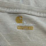 Carhartt T-Shirt - Large Brown Cotton