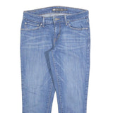 LEVI'S Womens Slim Blue Jeans Denim W28 L26 Cotton Blend Zip