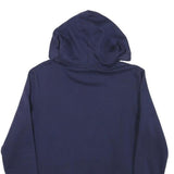 PUMA Womens Navy Hoodie S Cotton Blend Pullover Hooded Sweatshirt