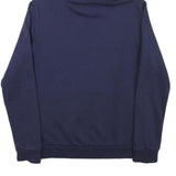 PUMA Womens Navy Hoodie S Cotton Blend Pullover Hooded Sweatshirt