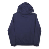 PUMA Womens Navy Hoodie S Cotton Blend Pullover Hooded Sweatshirt
