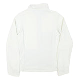 SALOMON Womens White Jacket S Polyester Blend Plain Zip Outdoor Activewear