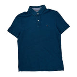 Tommy Hilfiger Polo Shirt - Medium Blue Cotton