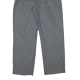 JRS Womens Relaxed Grey Rayon Straight Leg Trousers W28 L28 Classic Casual