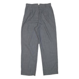 JRS Womens Relaxed Grey Rayon Straight Leg Trousers W28 L28 Classic Casual