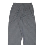 JRS Womens Relaxed Grey Rayon Straight Leg Trousers W28 L28 Classic Casual