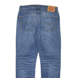LEVI'S Mens Regular Fit Blue Denim Jeans W32 L32 Classic Zip Pocket