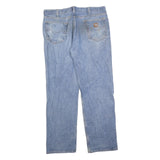 CARHARTT Mens Jeans Blue Regular Straight Denim Medium W36 L32 Classic Workwear