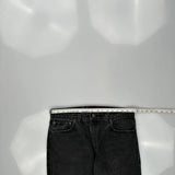 Made In USA 550 Levis Jeans - 34W 32L Black Cotton