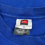 Air Force Nike College Long Sleeve T-Shirt - XL Blue Cotton