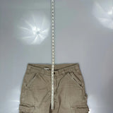 Carhartt Cargo Trousers - 32W 27L Beige Cotton