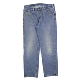 WRANGLER Mens Blue Regular Fit Straight Denim Medium W33 L30 Classic Jeans