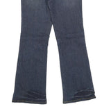 VANILLA JEANS Womens Relaxed Blue Denim W28 L32 Zip Casual Embroidered