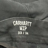 Carhartt Chinos - 33W 27L Black Cotton