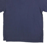 CHAPS Mens Blue Polo Shirt XL Cotton Blend Short Sleeve Plain Casual