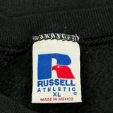 Russell Athletic Sweatshirt - XL Black Cotton