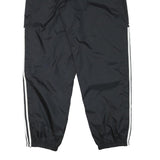 ADIDAS Mens Joggers Black With White Stripes XL W32 L33 Sports Casual Track