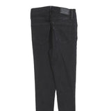 LEVI'S 720 Womens Jeans Black Slim Skinny Denim Raw W25 L28 Stretch