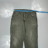 Dickies Carpenter Pants - 33W 30L Gray Cotton